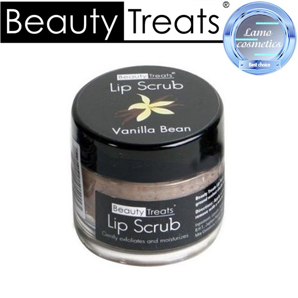 Tẩy Da Chết Môi Beauty Treats Lip Scrub Vanila Bean (Hương Vani) Chính Hãng 100%