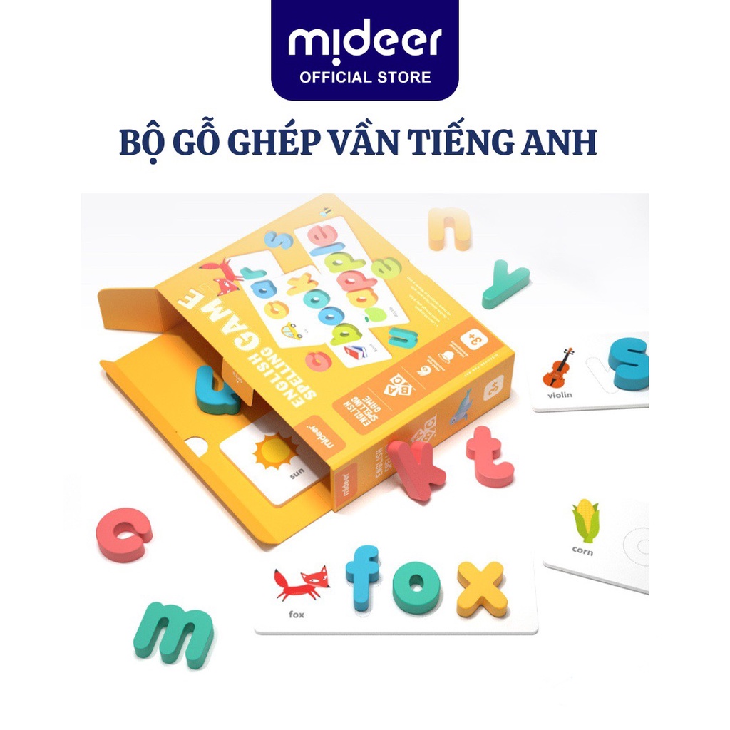 Bảng Chữ Cái Ghép Vần Tiếng Anh Mideer English Spelling Game