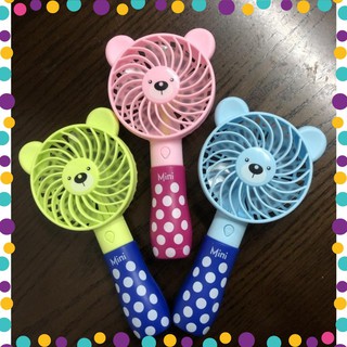 Xả kho - Quạt mini cầm tay hình gấu siêu tiện lợi