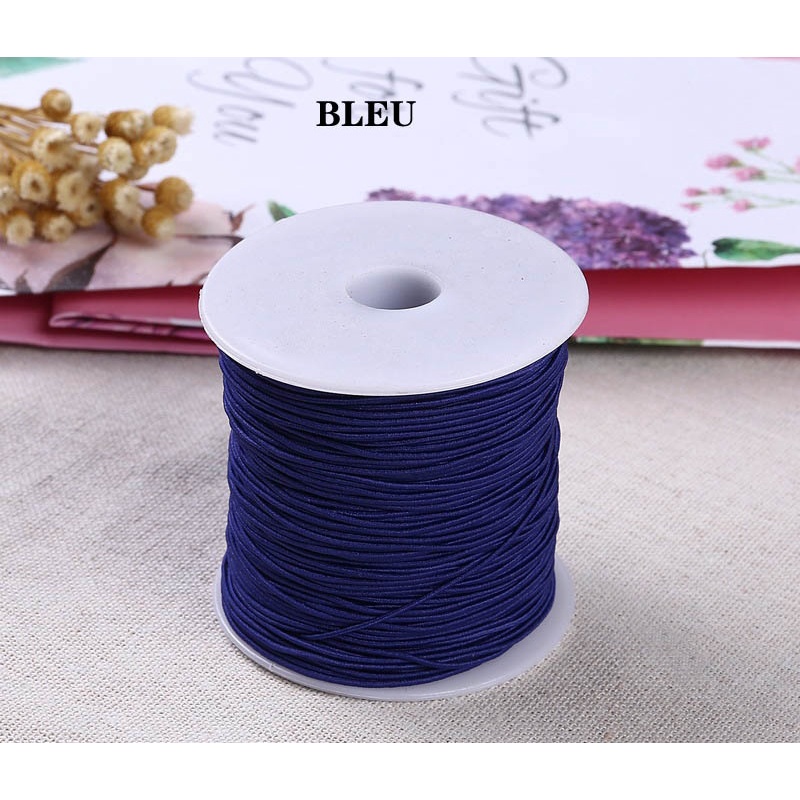 Cuộn Dây Thun 5m Trong 1mm Chất Lượng Cao Dùng Làm Trang Sức DIY