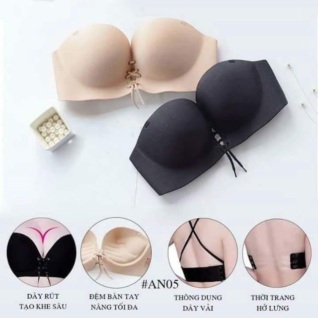 Áo Ngực Su Rút Dây Nâng Ngực [AONGUC] Áo Nâng Ngực Tạo Khe A368 | BigBuy360 - bigbuy360.vn