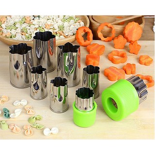 Bộ dụng cụ cắt tỉa rau củ quả 8 món,dụng cụ cắt tỉa rau cu,dao cắt tỉa  rau củ