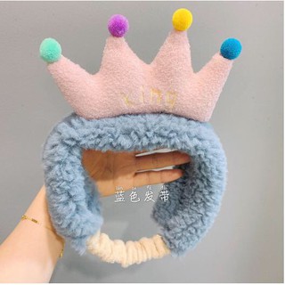 Băng đô make up lông mềm dày The Princess
