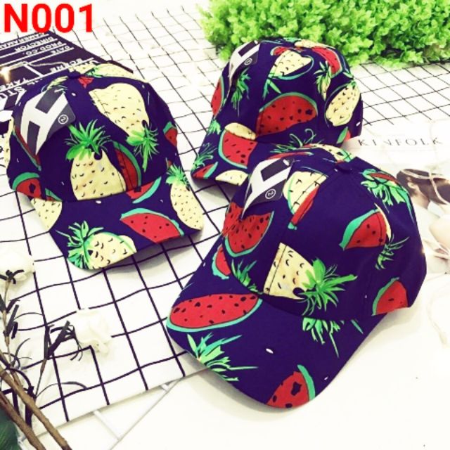 NÓN KẾT KAKI TRÁI CÂY SIÊU HOT (HÌNH THẬT)
