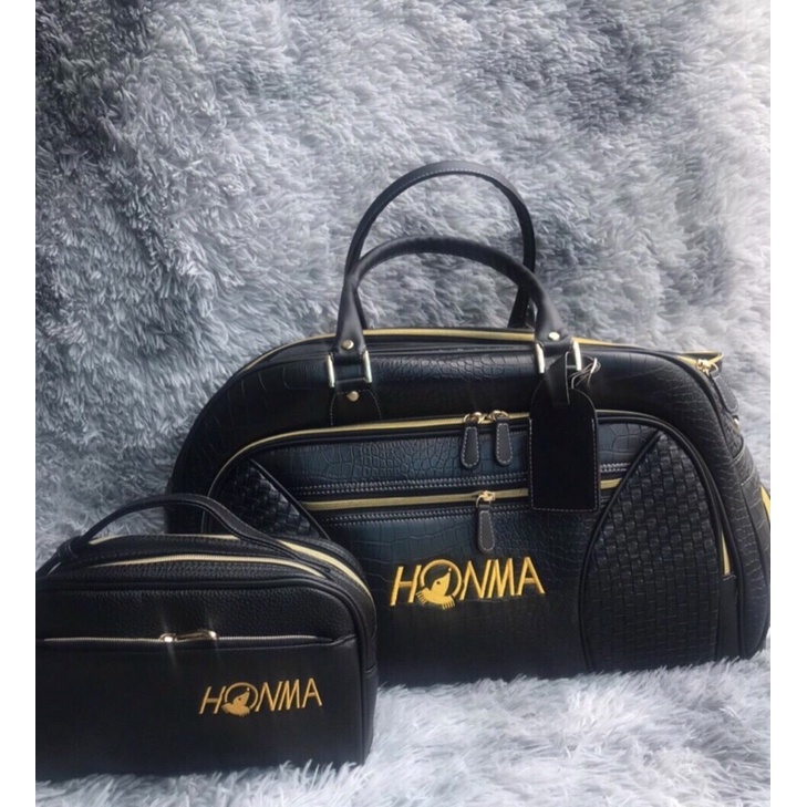 Túi Cầm Tay Chơi Golf Honma Da Sần/ Clucth Cầm Tay Đa Năng
