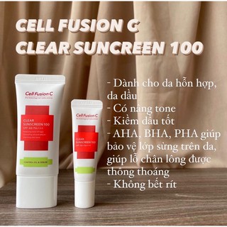 Kem chống nắng Cell Fusion C