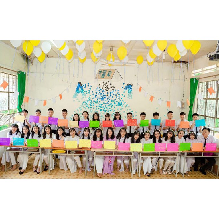 (FREESHIP) SÉT TRANG TRÍ LỚP KỶ YẾU,TRANG TRÍ SINH NHẬT LỚP ,TRANG TRÍ SỰ KIỆN,SINH NHẬT CÔNG TY