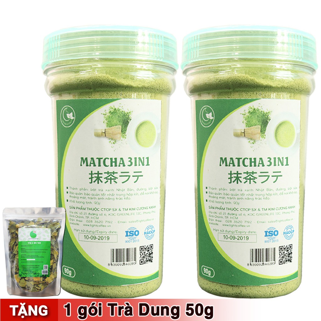 Bột trà xanh sữa 3in1 GreenD Food 90g