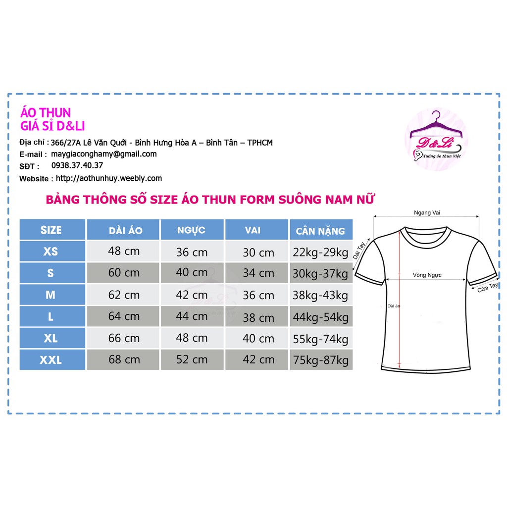 Áo thun trơn màu trắng, đen 100% cotton size XL giá sỉ