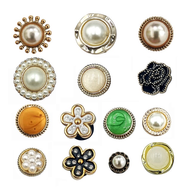 Ghim Cài Giày Đính Đá Pha Lê Và Ngọc Trai Nhân Tạo Jibitz Charm Croc Jibbits Thời Trang Hàn Quốc Cho Nữ