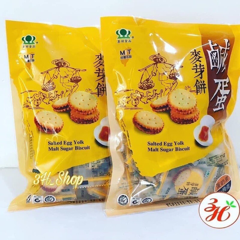 Bánh trứng muối dẻo 500g Đài Loan