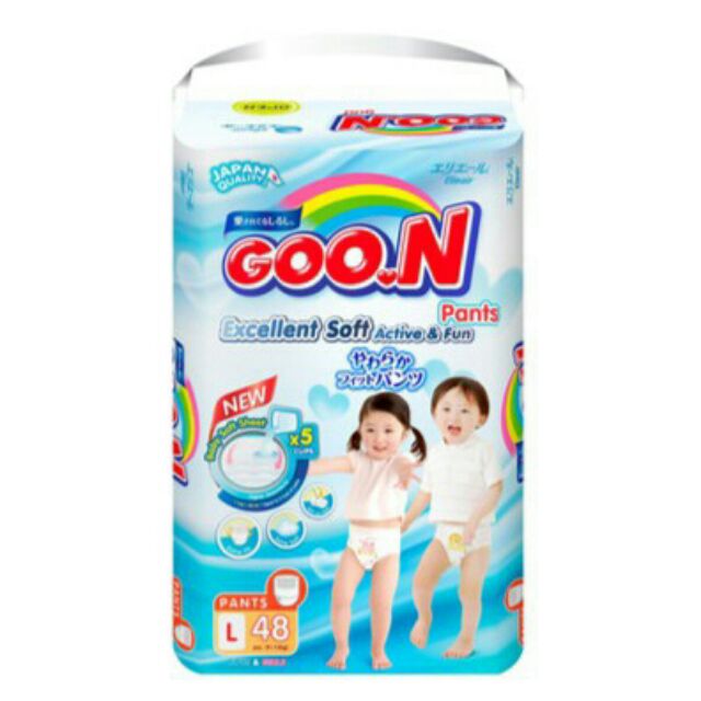 Thanh Lý Tã Quần Goon M60/L48/XL42/XXL34/XXXL26
