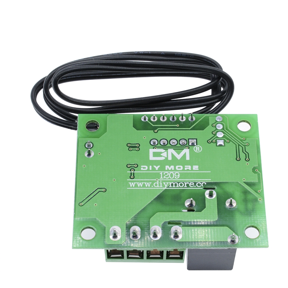 Bộ điều khiển nhiệt độ kỹ thuật số W1209 Máy đo nhiệt độ PCB với đầu dò cáp NTC10K 1% 3950