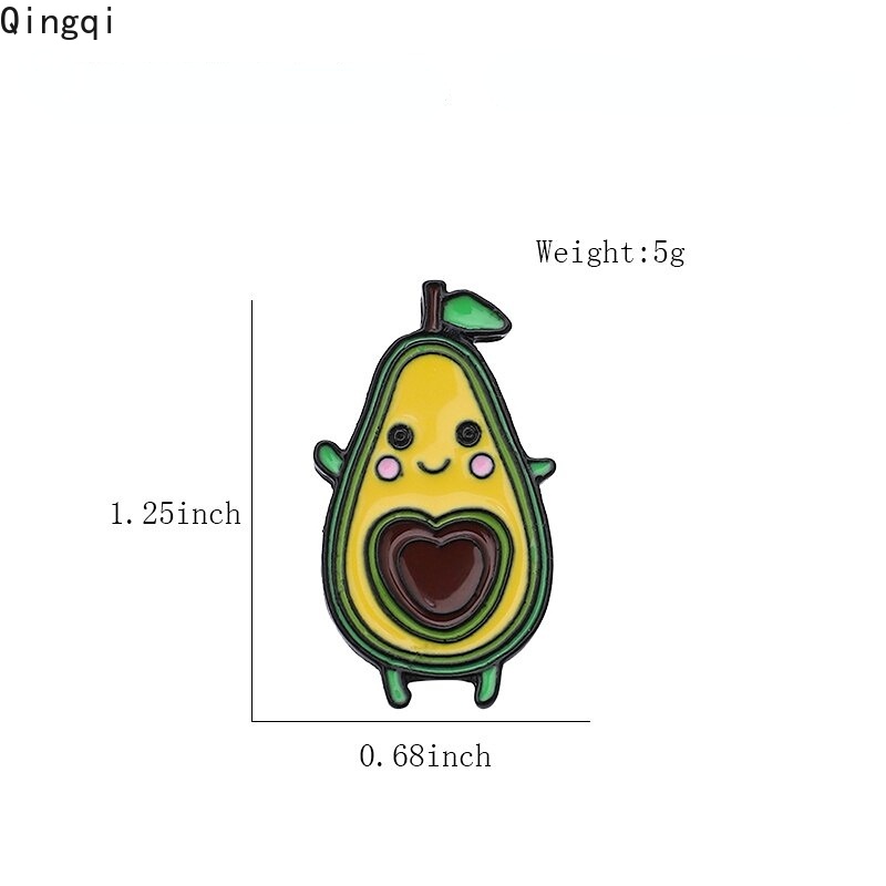 Ghim cài áo Miss Zoe hình quả bơ dễ thương