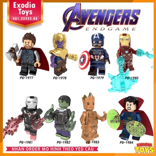 Xếp hình Minifigure Marvel Biệt đội siêu anh hùng Avenger Endgame - Đồ Chơi Lắp Ghép Sáng Tạo - POGO PG8226