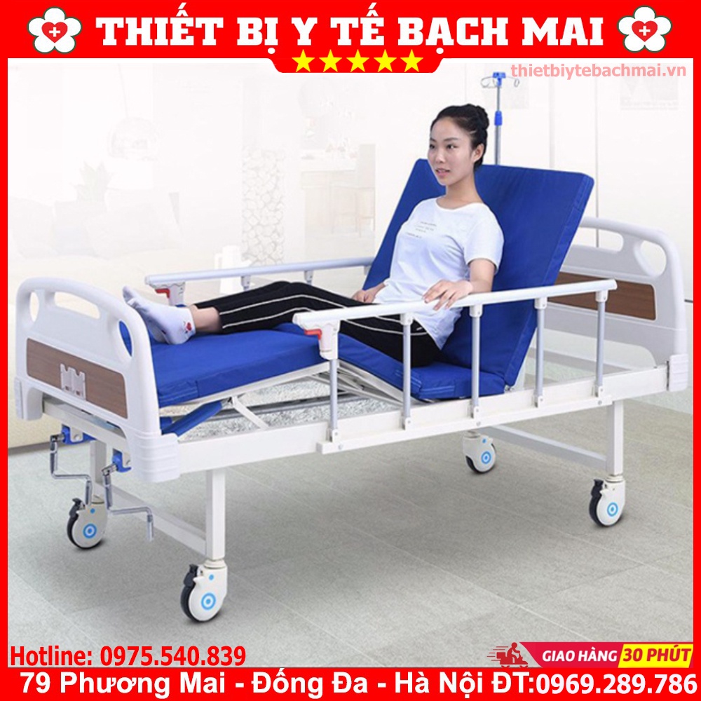 Giường Y Tế 3 Tay Quay Hachimed A02-III