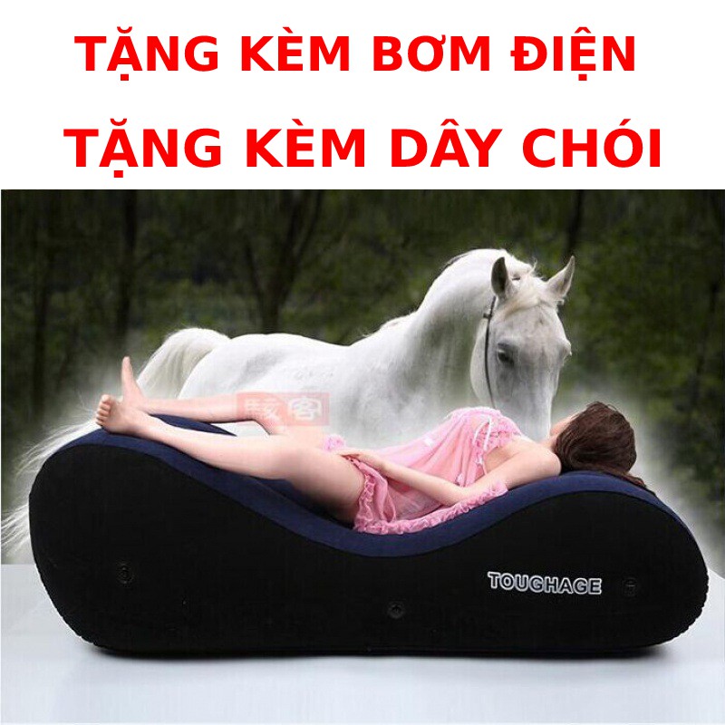 🔱Ghế Tình Yêu Bơm Hơi🔱 Cao Cấp Nhập Khẩu Mỹ🇱🇷 Gấp Lại Nhỏ Gọn Tiện Lợi Dễ Di Chuyển.⚜️ Tặng Kèm Bơm, Dây Trói⚜️