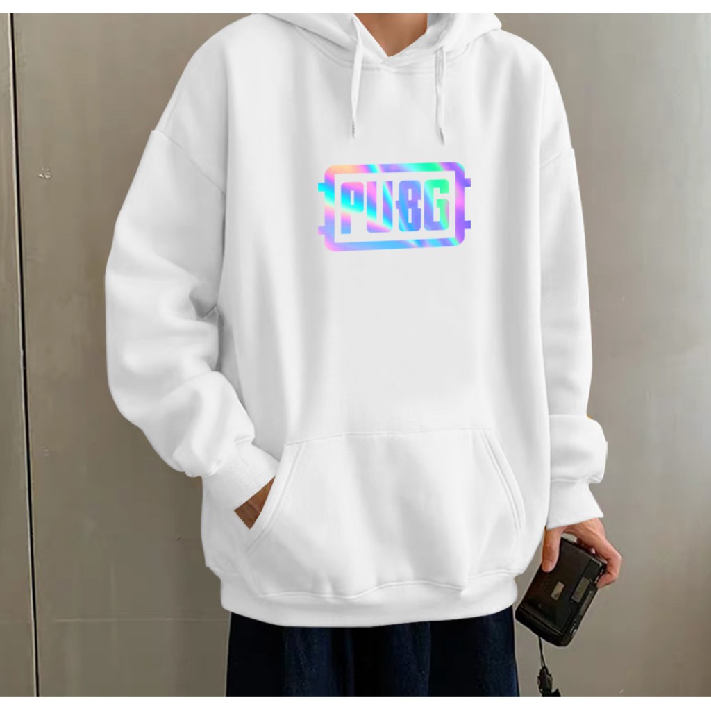 Áo Khoác Nỉ Hoodie Phản Quang PUBG Unisex Freesize Dưới 65 Kg | BigBuy360 - bigbuy360.vn