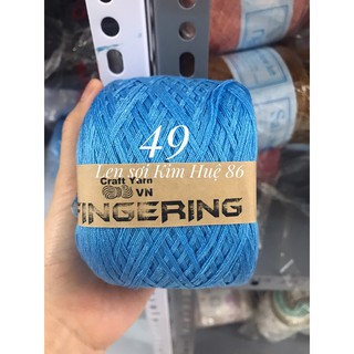 Cotton bóng 4 sợi chập ( Sợi Fingering)