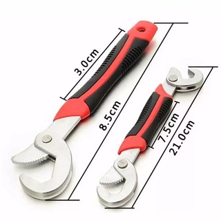 Bộ 2 cờ lê - mỏ lết (loại lớn) sửa chữa đa năng bằng thép không gỉ