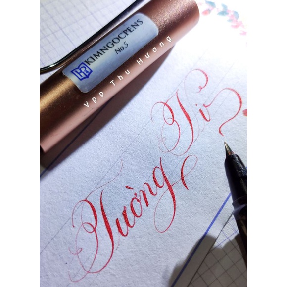 Bút Kim ngọc No5F ngòi lá tre thanh đậm tốt