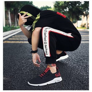 Giày Sneaker Đẹp - Giày Sneaker Nam Đen Giá Rẻ - S69 (ĐĐ)