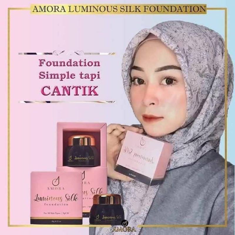 amora luminous silk foundation