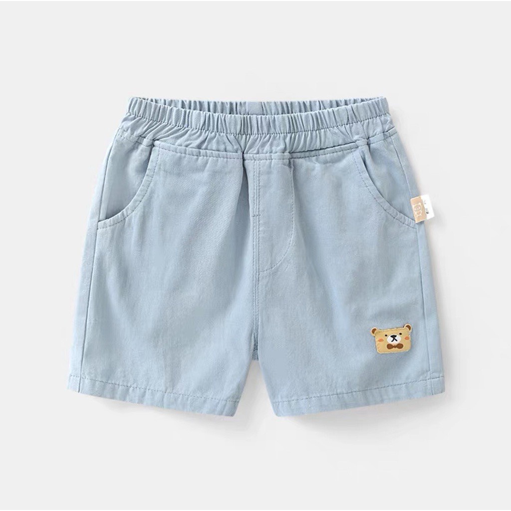 Quần Ngố Cộc Kaki Lion Chất Vải Thoáng Mát Cho Bé Trai Bé Gái Từ 7Kg Đến 28Kg Thời Trang Trẻ Em Ken Store