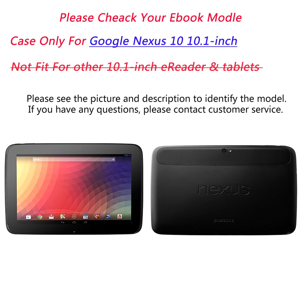 Ốp lưng nắp gập thông minh cho tablet Google Nexus 10 và Samsung P8110