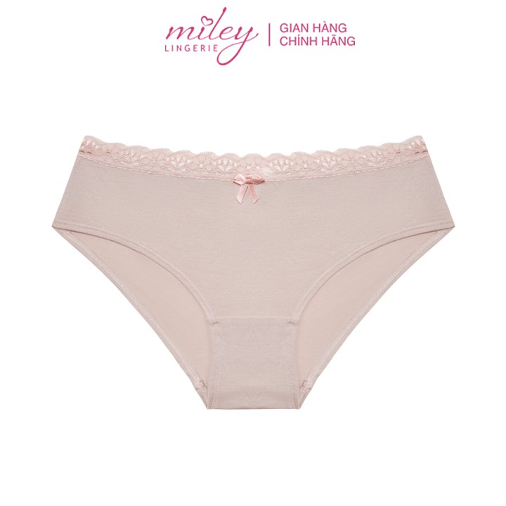 Bộ Đồ Lót Nữ Cotton Lụa Phối Ren Nature Wind Miley Lingerie BRC0913_FCP0911 | BigBuy360 - bigbuy360.vn
