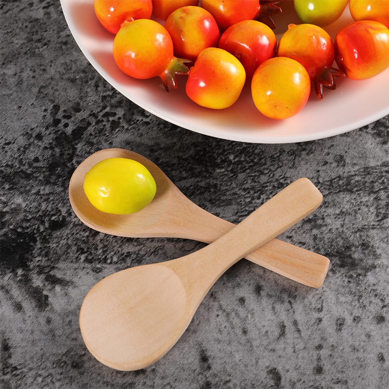 Set 30 Muỗng Gỗ Mini Tự Nhiên Tiện Dụng