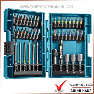 Bộ mũi vít nhiều màu makita 43 chi tiết b-55697