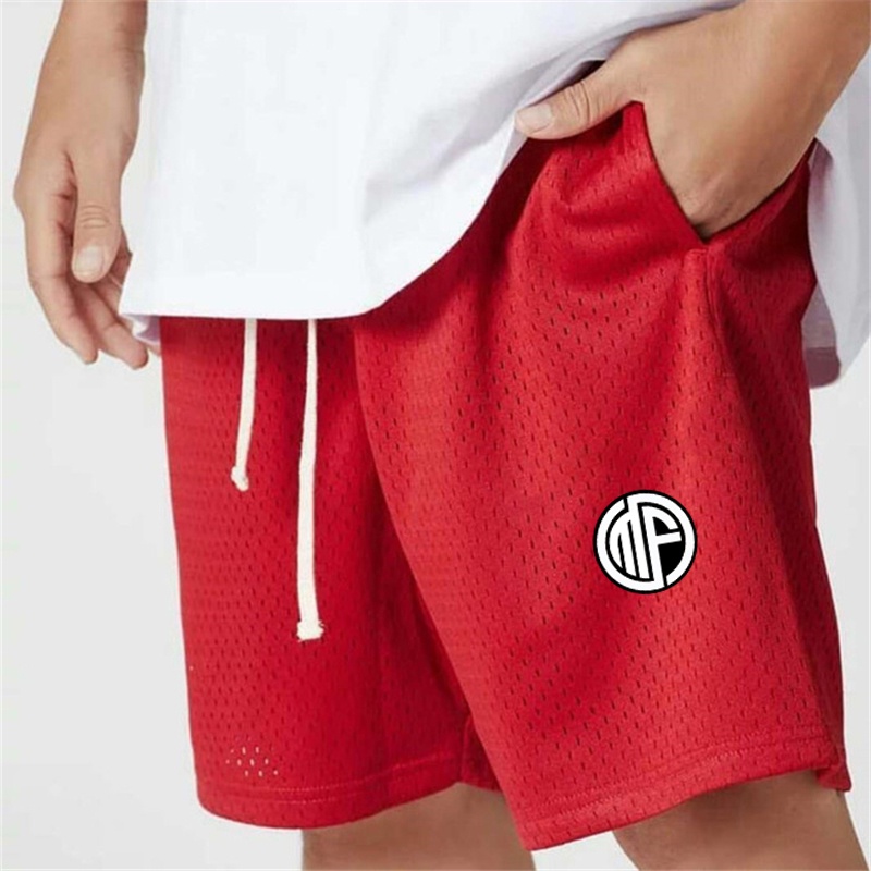 Quần Short Thể Thao Phối Lưới Thoáng Khí Nhanh Khô Thời Trang Mùa Hè Cho Nam