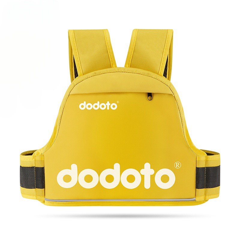 Đai đi xe máy cho bé DODOTO chất lượng cao, dày dặn, có túi, Bảo hành 6 tháng, 1-10 tuổi