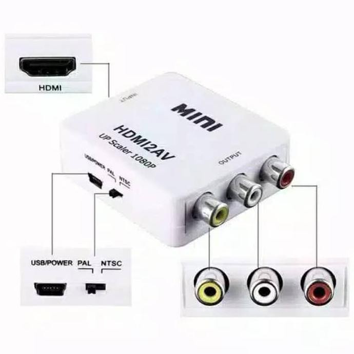 Anycast Thiết Bị Chuyển Đổi Từ Hdmi Sang Av Cho Hp Sang Tv Tube 0512