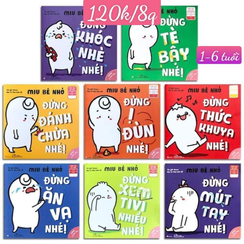 combo ehon miu bé nhỏ