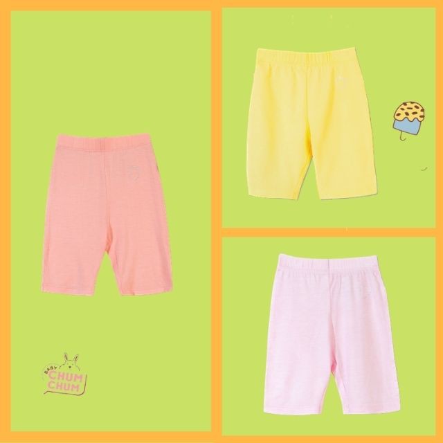 Quần Legging Lửng Cotton Cho Bé Summer Chaang Babychumchum Từ 3 Tháng - 5 Tuổi