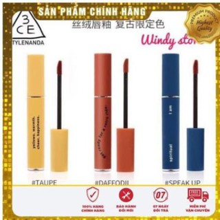 [CHUẨN AUTH] Son 3CE 3 Màu, Son 3CE Vỏ Xanh-Vỏ Vàng-Vỏ Đỏ, Color Of The Year - Hot trend 2020