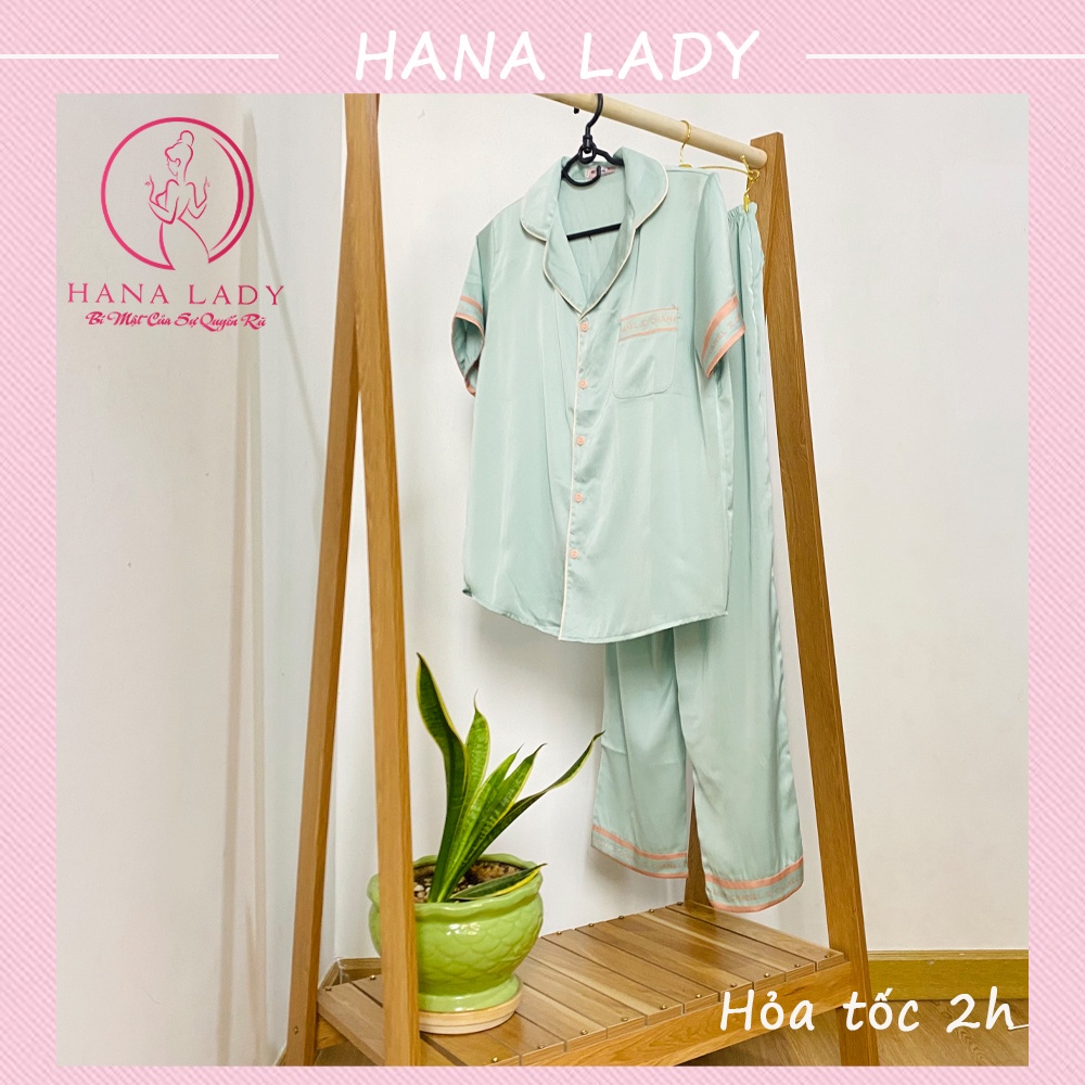 Đồ ngủ nữ, đồ bộ pijama mặc nhà lụa cao cấp họa tiết hoạt hình cute