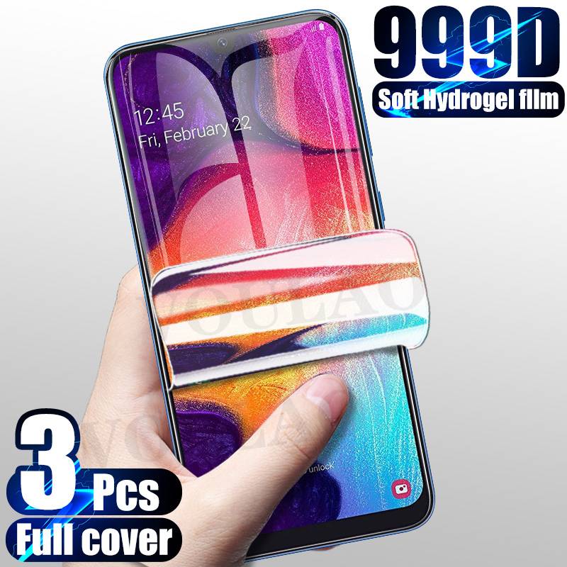 Set 3 miếng dán cường lực cho Samsung Galaxy S7 Edge S8 S9 S10 S20 Plus Note 8 9 10 và phụ kiện
