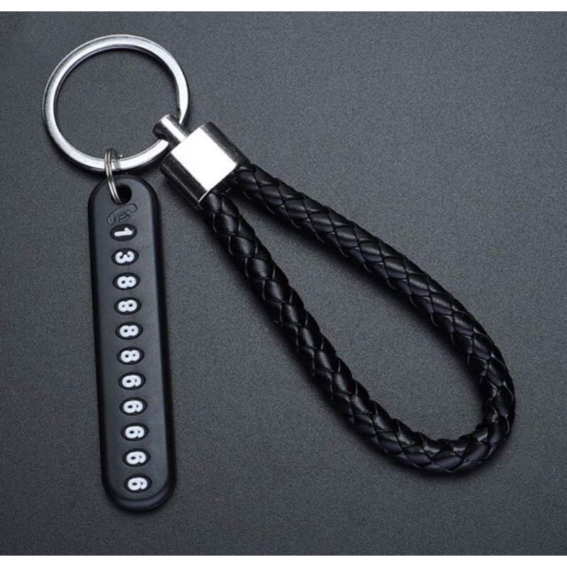 Móc khóa số điện thoại chống thất lạc quà tặng độc đáo