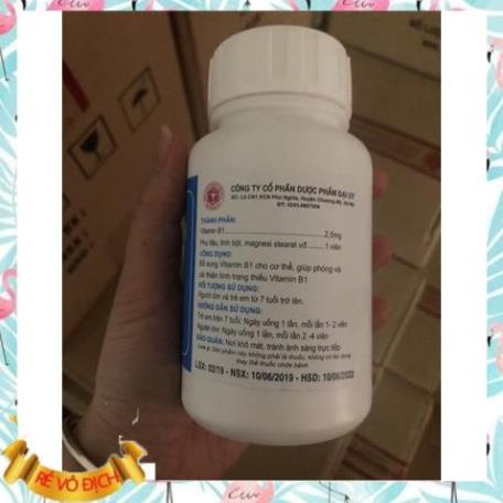 Vitamin B1 1000 viên ,bổ sung vitamin b1 cho cơ thể