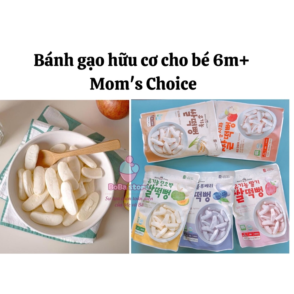 Bánh gạo ăn dặm cho bé từ 6th tuổi - Mom's Choice