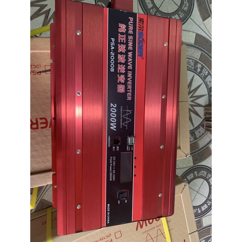 SIÊU PHẨM INVERTER SÓNG SIN CHUẨN PSA-2000B