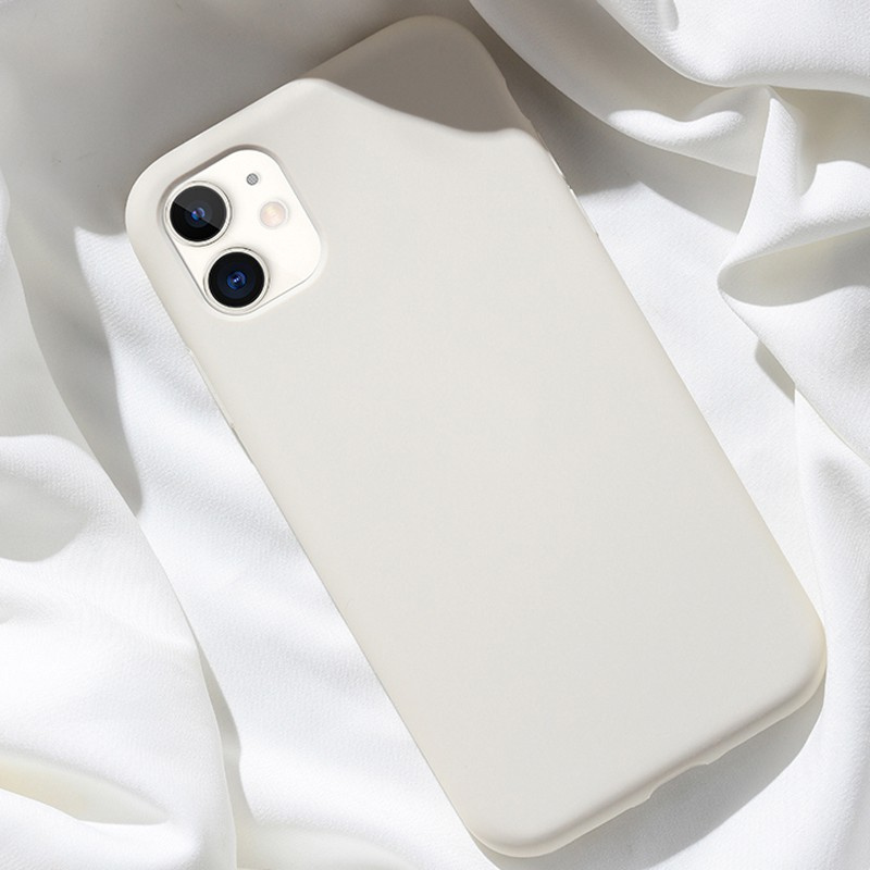 vivo 1808 1811 1820 1812 1807 1817 1801 1819 1806 1818 1816 1802 1814 1804 1805 1851 1815 Simple white TPU silicone mobile phone protective cover Pure color mobile phone anti dropping shell White Beige mobile phone soft shell