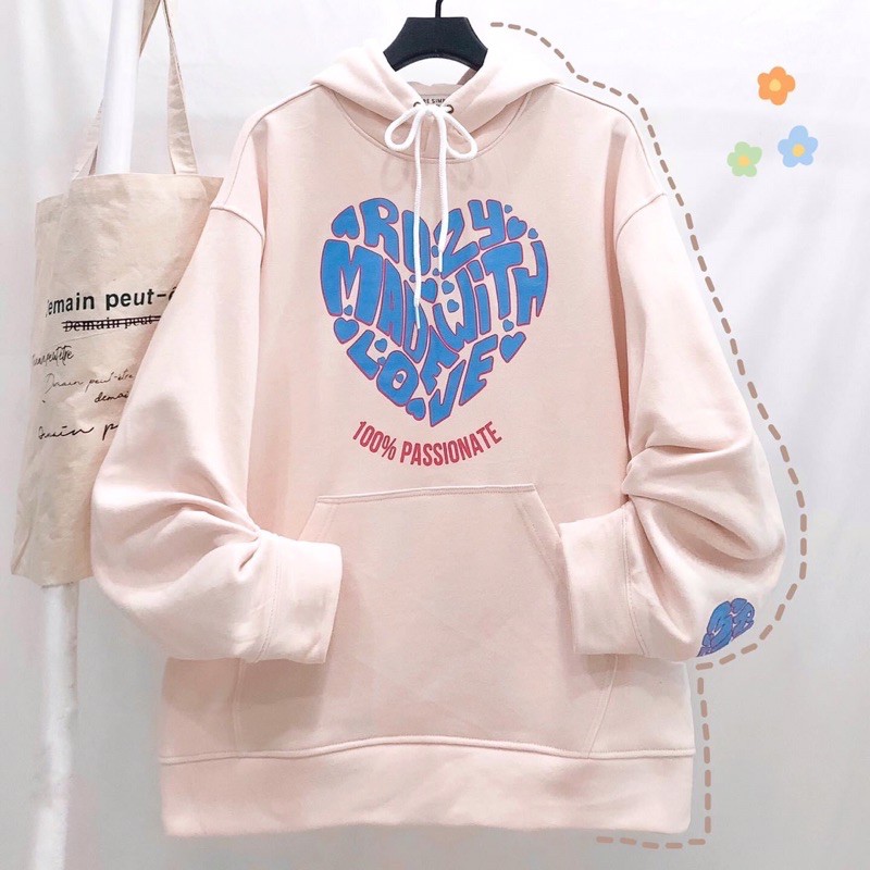 Áo khoác hoodie form rộng ROPI ulzzang