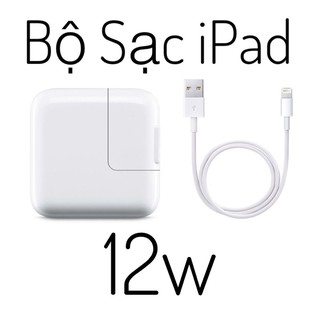 [HÀNG CHÍNH HÃNG + BH 1 NĂM] Combo Bộ Sạc Apple 12w Chính Hãng Cho Ipad, Sạc Nhanh Iphone - Hàng Zin Bóc Máy