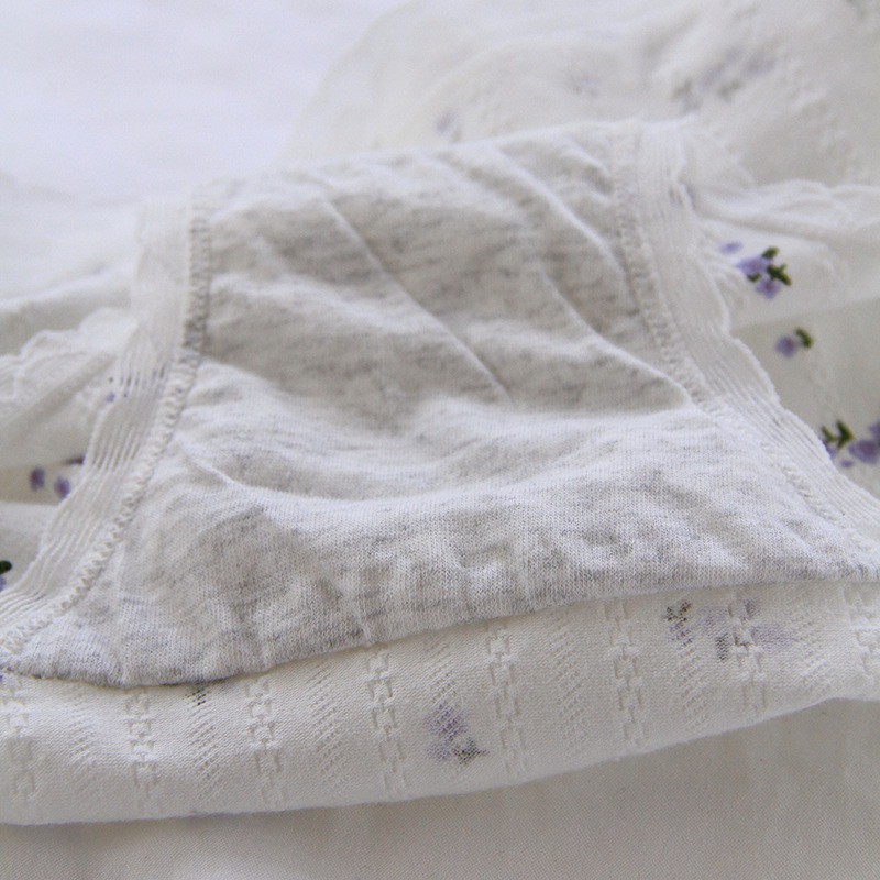 Quần Lót Nữ ❤️FREESHIP❤️ Quần Lót Nữ cotton viền ren họa tiết hoa lavender điệu đà quyến rũ mã A000 | BigBuy360 - bigbuy360.vn