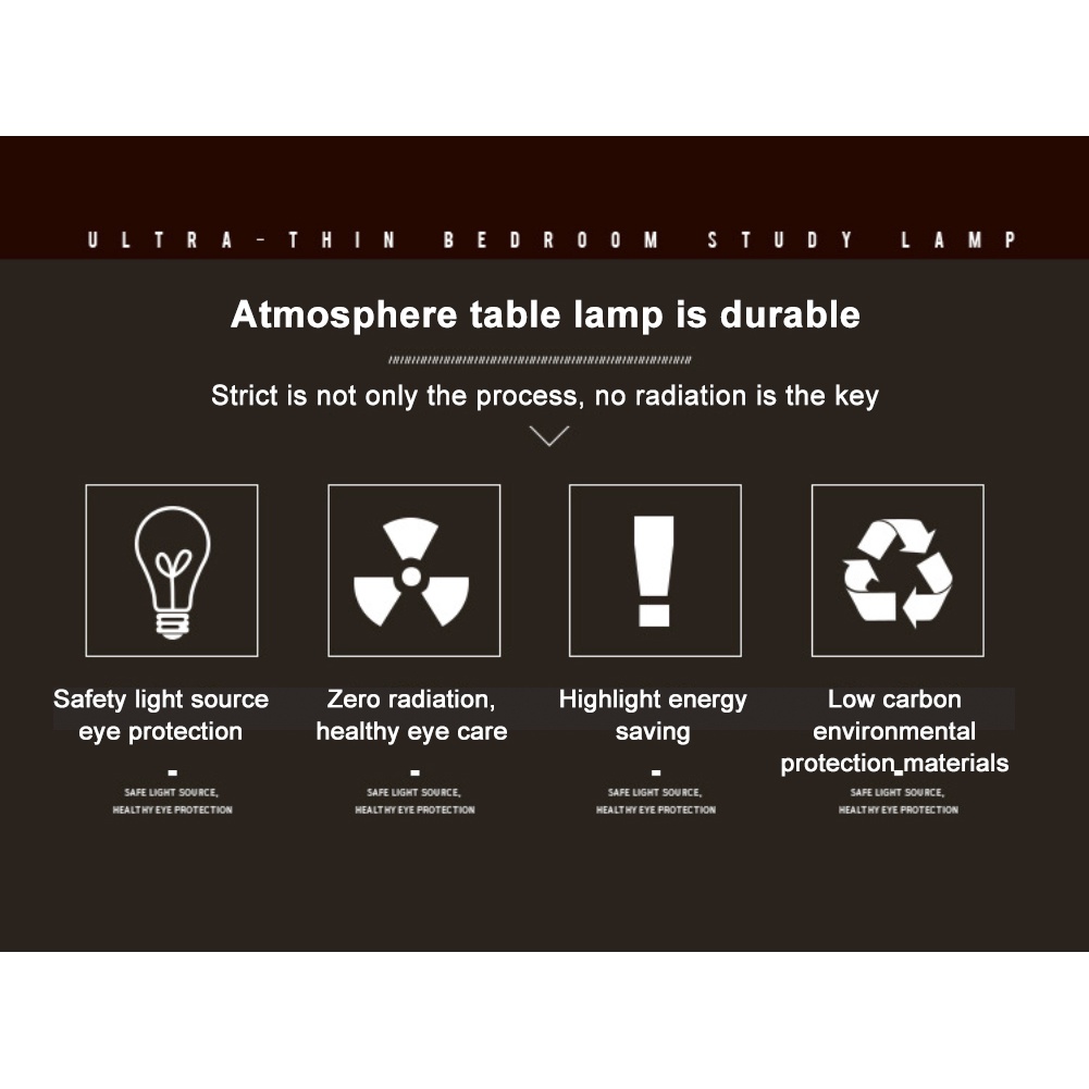 Đèn LED kim loại sạc điện trang trí nhà cửa/ quán rượu