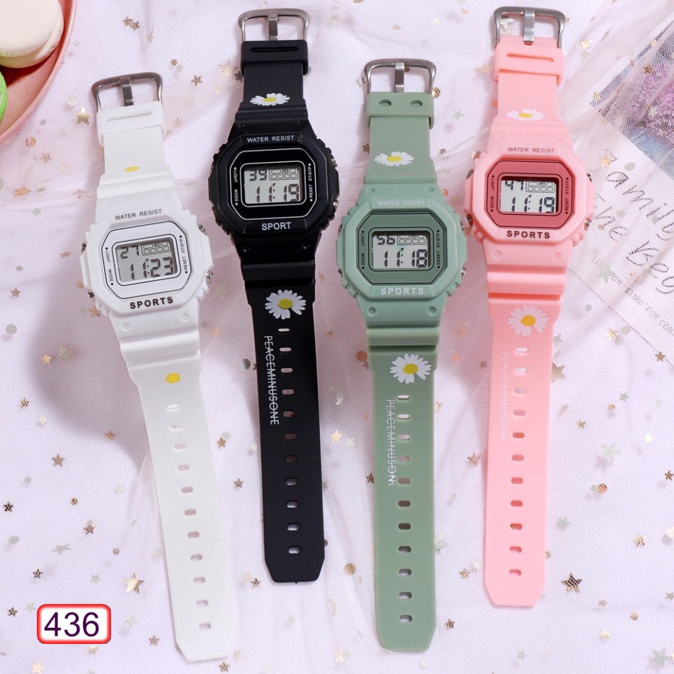 Đồng Hồ Thể Thao Nam Nữ Sport 436 Thời Trang Siêu Hot - Hazo